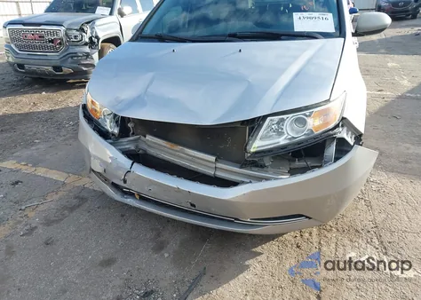 2014 Honda Odyssey Ex-L из США, поврежденный, VIN 5FNRL5H60EB132575